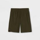 Boys' Stretch Woven Shorts - All In Motion Deep Olive