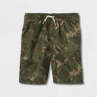 Boys' Palm Tree Print Swim Shorts - Cat & Jack