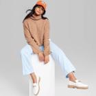Women's Cropped Turtleneck Pullover Sweater - Wild Fable