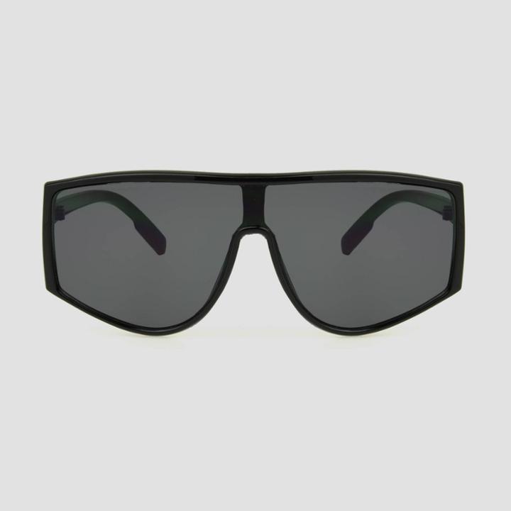 All In Motion Women's Shield Sunglasses With Smoke Lenses - All In