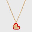 Sugarfix By Baublebar Heart Locket Necklace - Red