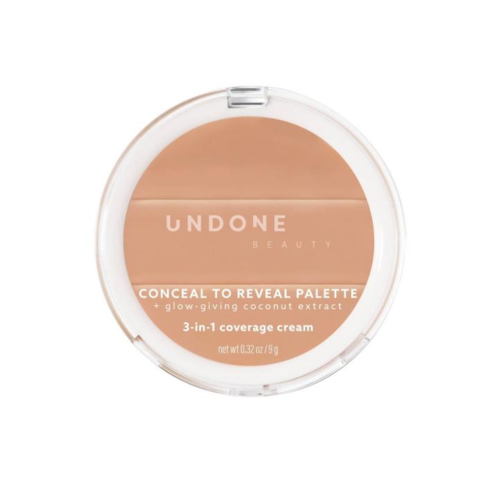 Undone Beauty Conceal To Reveal 3-in-1 Concealer Palette - Latte