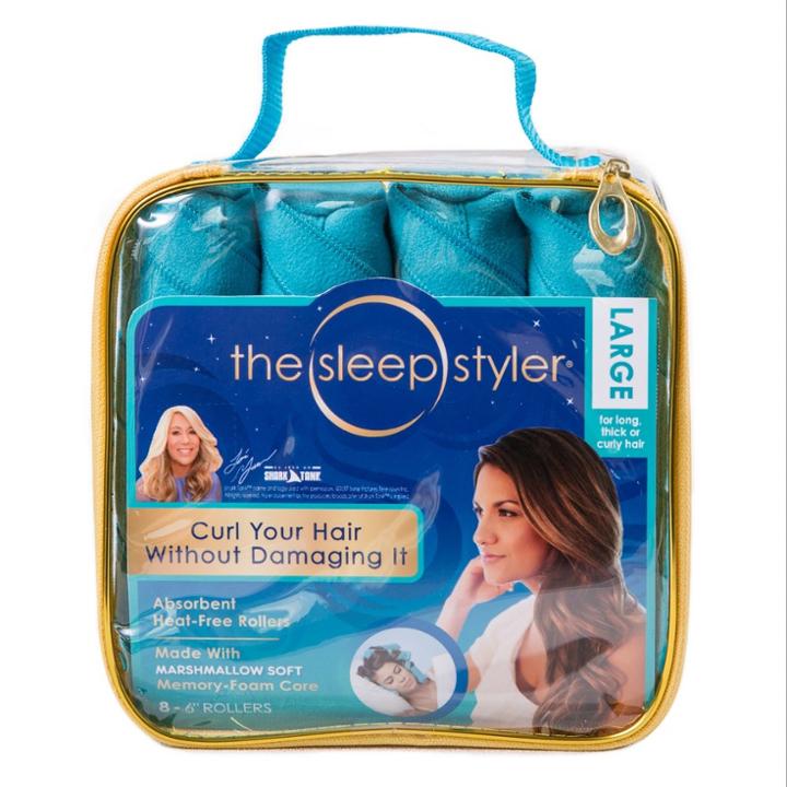 As Seen On Tv Sleep Styler Hair Rollers Teal, Teal