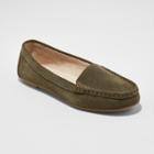 Women's Dorothy Driving Moccasin Loafers - Merona Olive (green)