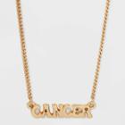 Zodiac Cancer Pendant Necklace - Wild Fable Gold