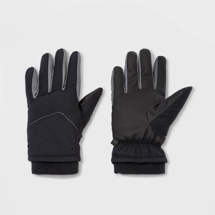 Men's Heavy Poly Waterproof Gloves - All In Motion Gray/black