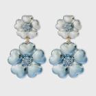 Sugarfix By Baublebar Stacked Flower Drop Earrings -