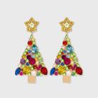 Sugarfix By Baublebar Christmas Tree Drop Earrings