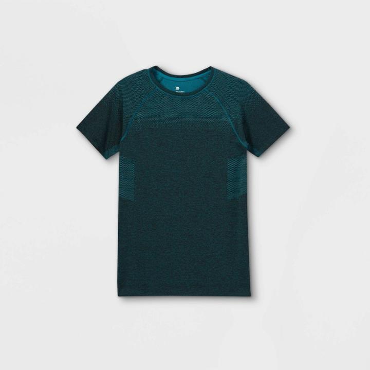 Boys' Seamless Short Sleeve T-shirt - All In Motion Turquoise