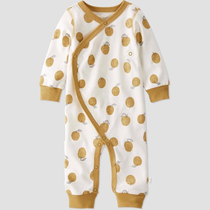 Baby Organic Cotton Ochre Sleep N' Play - Little Planet By Carter's Yellow