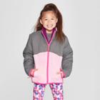 Girls' Reversible Puffer Jacket - C9 Champion Pink