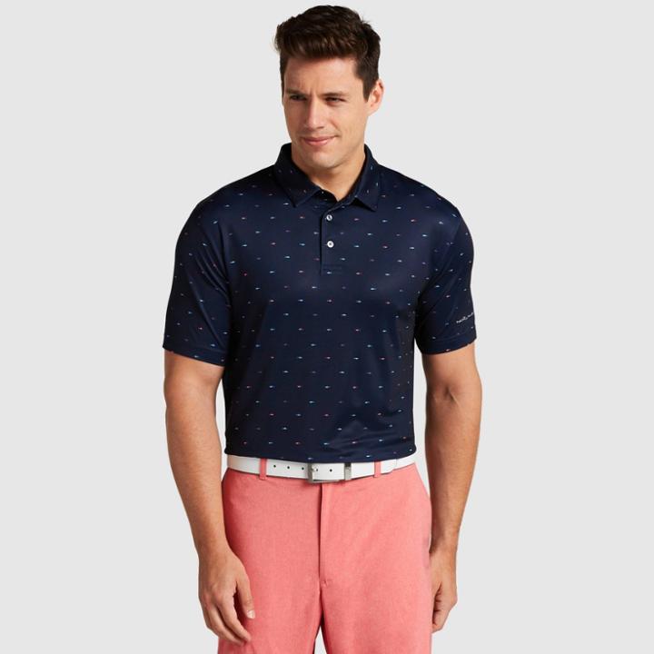 Men's Jack Nicklaus Golf Polo Shirt - Peacoat S, Men's,