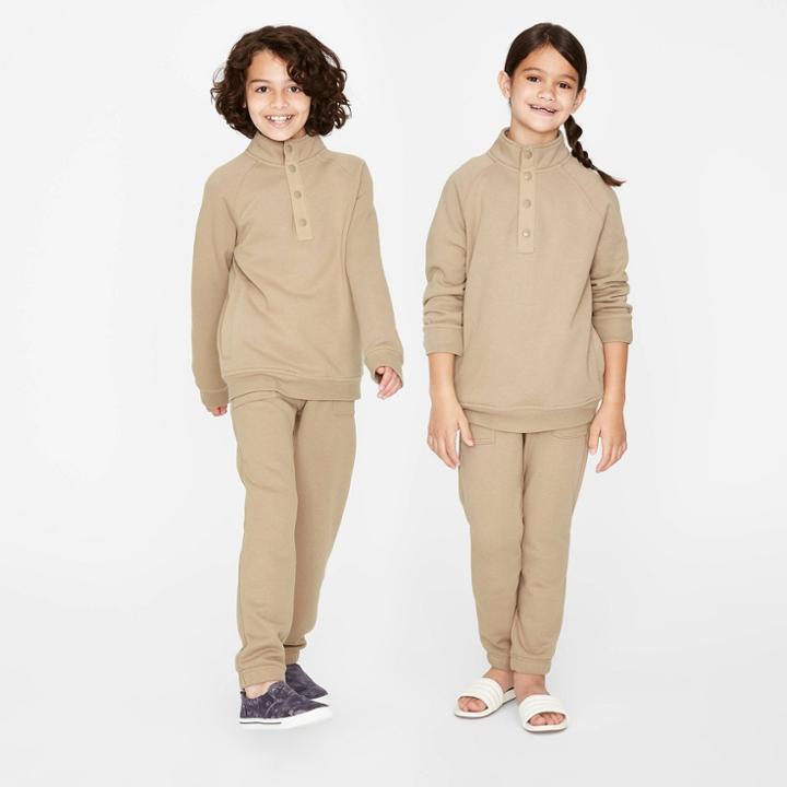 Kids' Pullover Sweatshirt - Cat & Jack Taupe