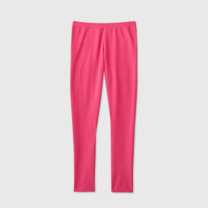Girls' Sparkle Leggings - Cat & Jack Pink