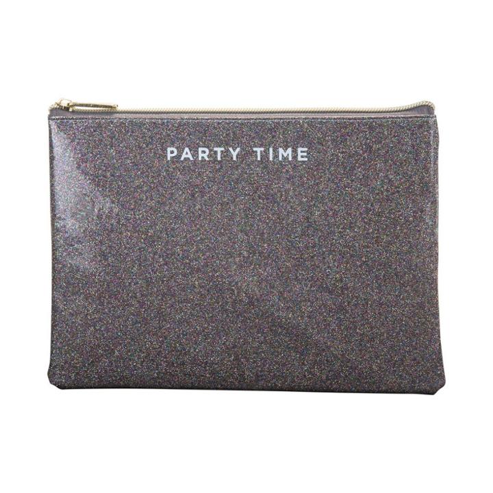 Ruby+cash Glitter Party Time Makeup Pouch -