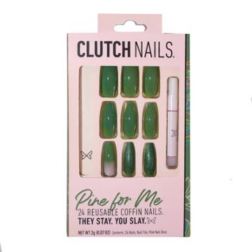 Clutch Nails Press-on Fake Nails - Pine For