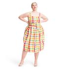 Plus Size Plaid Wide Strap Tie Waist Dress - Christopher John Rogers For Target