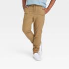Boys' Skinny Fit Ripstop Pull-on Jogger Pants - Art Class Dark Khaki