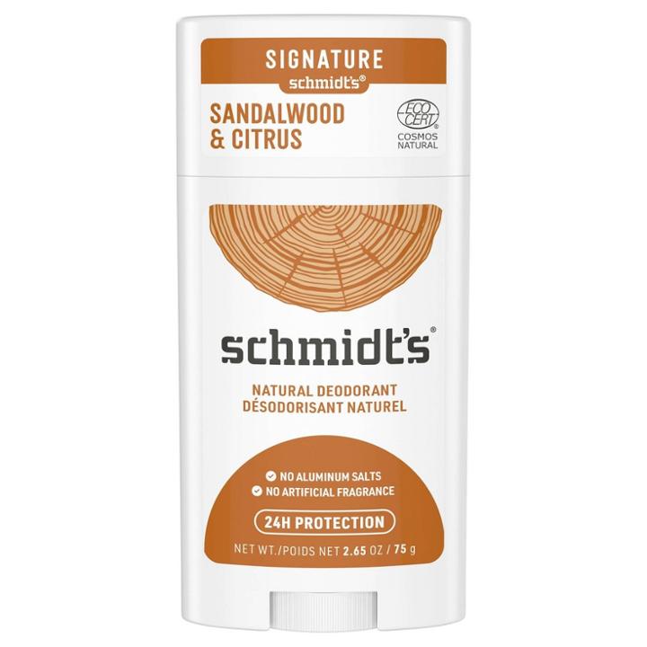Schmidt's Sandalwood & Citrus Aluminum-free Natural Deodorant