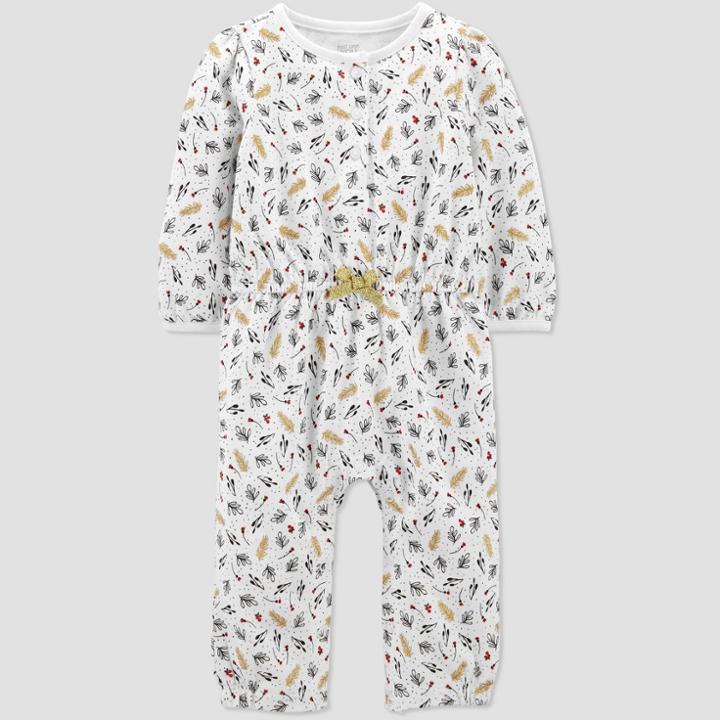 Baby Girls' Floral Rompers - Just One You Made By Carter's Ivory Newborn