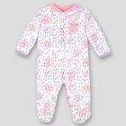Lamaze Baby Girls' Star & Dot Printed Organic Cotton Sleep N' Play Union