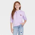 Girls' Pullover French Terry Hoodie - Cat & Jack Lilac