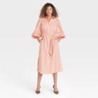 Women's Long Sleeve High Cuff Shirtdress - A New Day