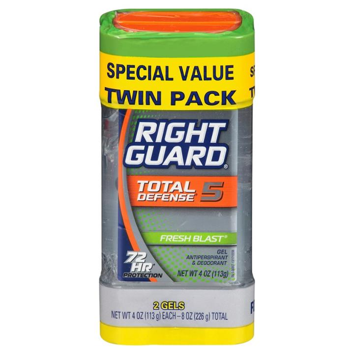 Right Guard Total Defense Fresh Blast Clear Gel