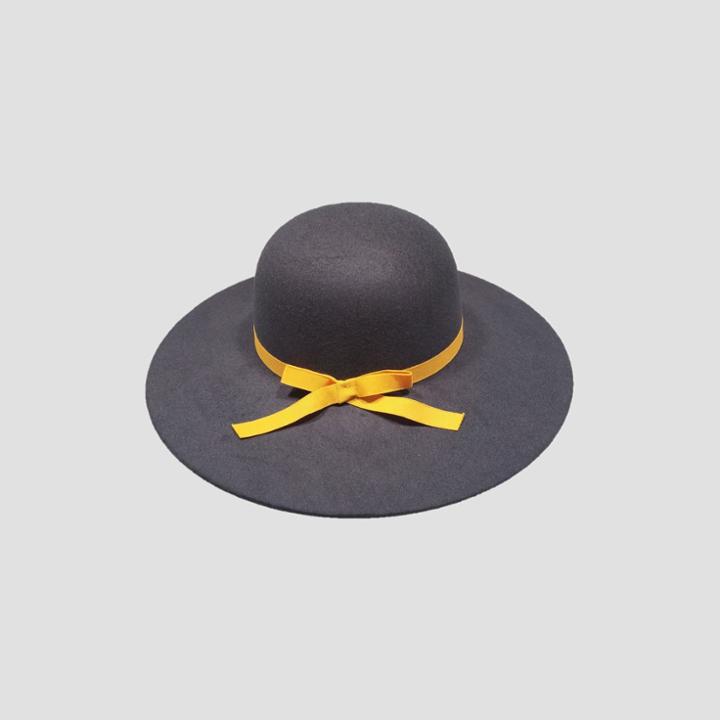 Toddler Girls' Faux Felt Floppy Hat With Poms - Cat & Jack Navy (blue)