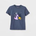 Boys' Camping Dragon Graphic Short Sleeve T-shirt - Cat & Jack Dark Blue