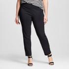 Women's Plus Size Skinny Ankle Pants - Who What Wear Black