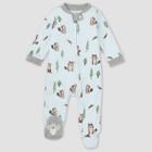 Burt's Bees Baby Baby Boys' 'busy Little Beaver' Sleep & Play - Gray