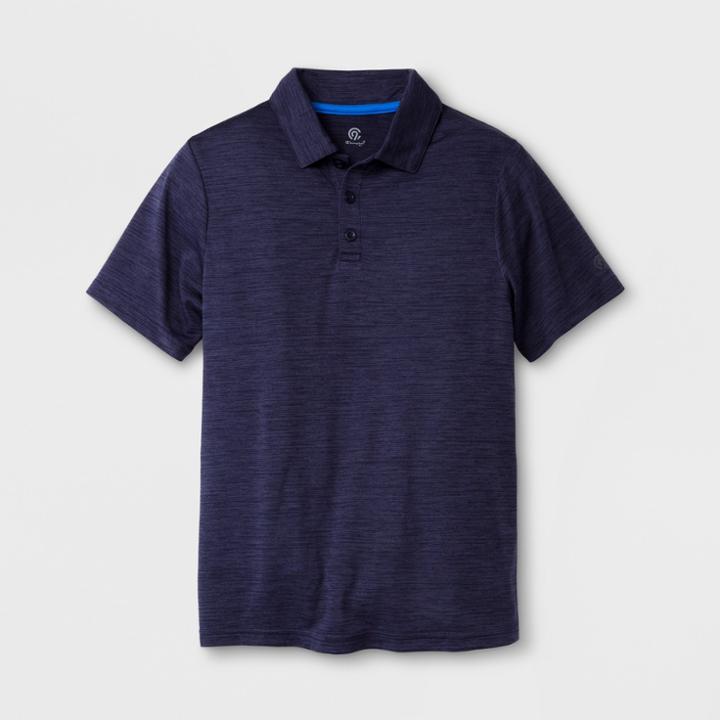 Boys' Golf Polo Shirt - C9 Champion Navy Heather
