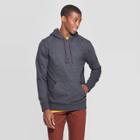Men's Regular Fit Ultra-soft Fleece Hooded Pullover Sweatshirt - Goodfellow & Co Charcoal S, Size: