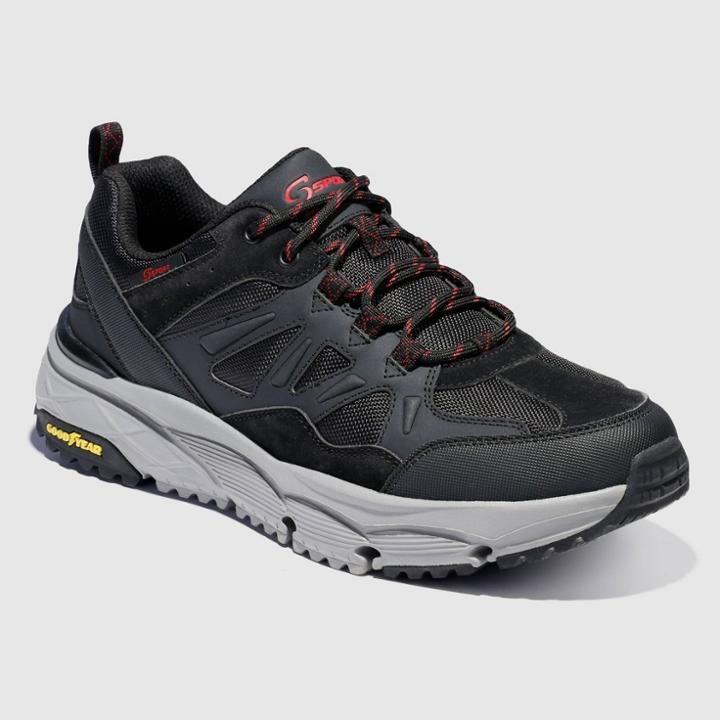 S Sport By Skechers Men's Cason Goodyear Hiker Sneakers - Black