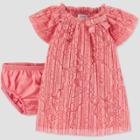 Baby Girls' Pinklet Lace Dress - Just One You Made By Carter's Pink Newborn, Girl's