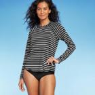 Kona Sol Women's Crewneck Swim Shirt Rash Guard - Kona