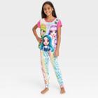Girls' Rainbow High 2pc Pajama Set - Pink/white