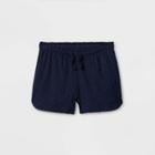 Girls' Eyelet Shorts - Cat & Jack Navy
