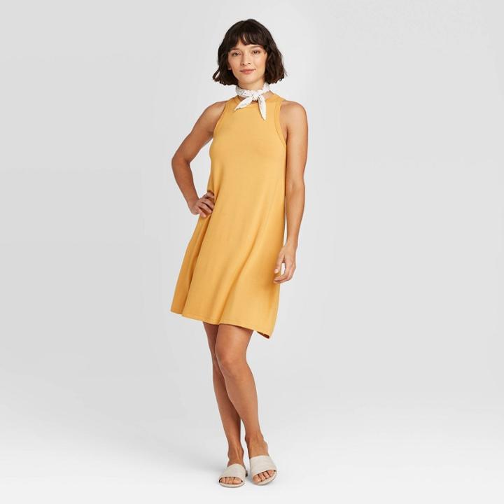 Women's Tank Dress - A New Day Yellow