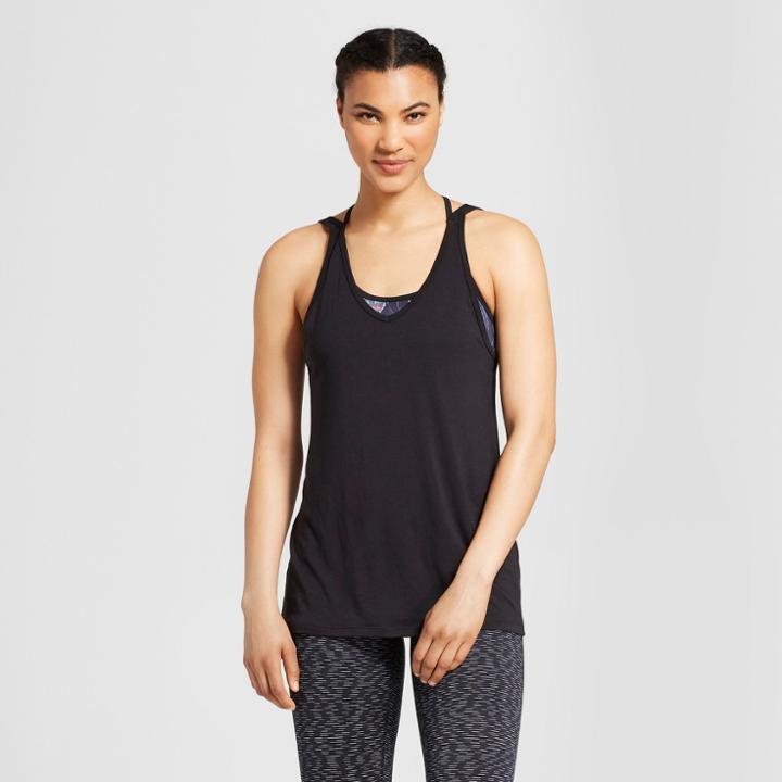 Women's 2-in-1 Tank Top - C9 Champion Black