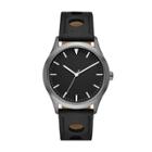 Men's Punched Hole Strap Watch - Goodfellow & Co Gunmetal