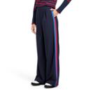 Women's Side Stripe Wide Leg Trousers - La Ligne X Target Navy/red Xxs