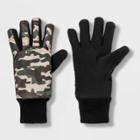 Boys' Camo Gloves - Cat & Jack Black