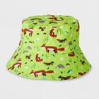 Forest Friends Gardening Sun Hat Green One Size - Kid Made Modern, Kids Unisex
