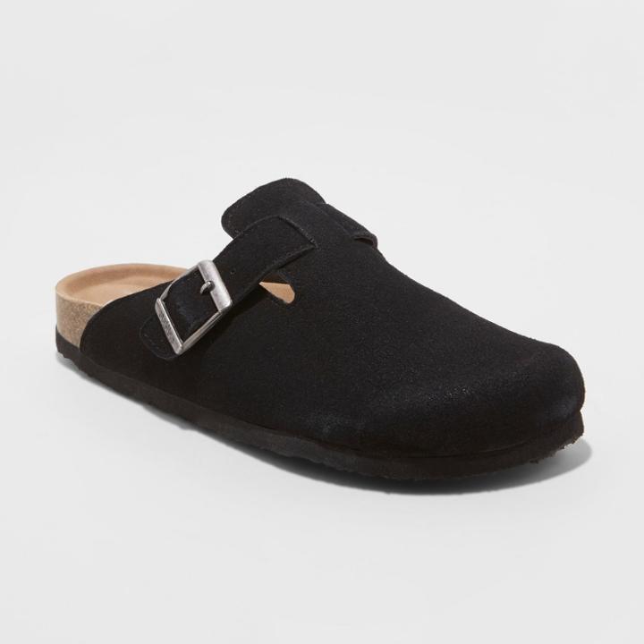 Women's Mad Love Tina Microsuede Slip On Clogs - Black