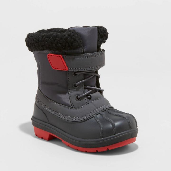 Toddler Boys' Journey Winter Boots - Cat & Jack Black