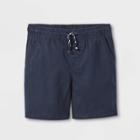 Toddler Boys' Woven Pull-on Shorts - Cat & Jack Navy Blue