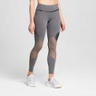 Women's Premium 7/8 Shine And Mesh Pieced Leggings - Joylab Eiffel Tower Gray