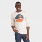Men's Long Sleeve Graphic T-shirt - Goodfellow & Co Ivory